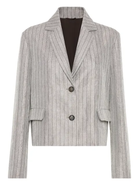 Brunello Cucinelli striped blazer 