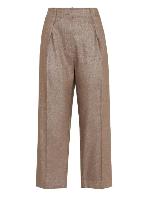 Brunello Cucinelli pantalones chinos con pinzas