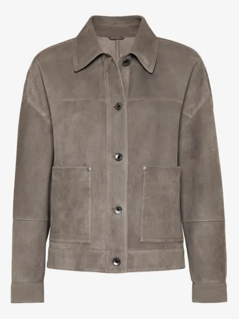 Brunello Cucinelli leather jacket