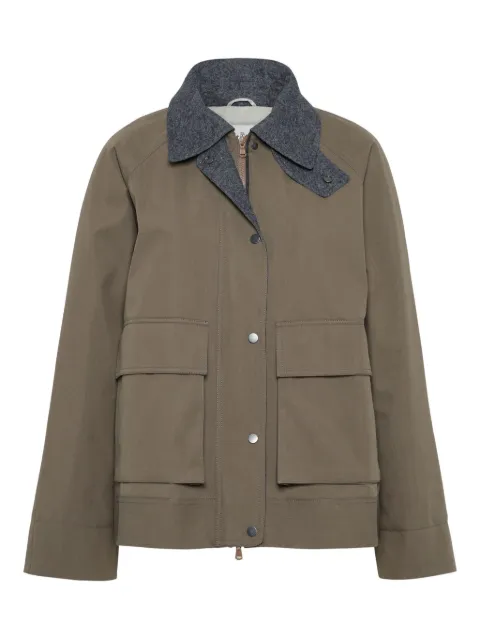Brunello Cucinelli Jacke mit Stehkragen