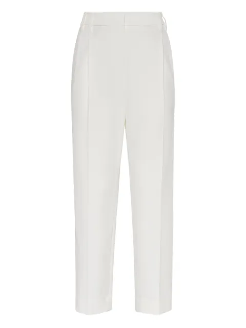Brunello Cucinelli pantalones capri holgados