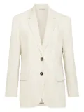 Brunello Cucinelli corduroy blazer - White