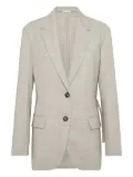 Brunello Cucinelli wool blazer - Grey