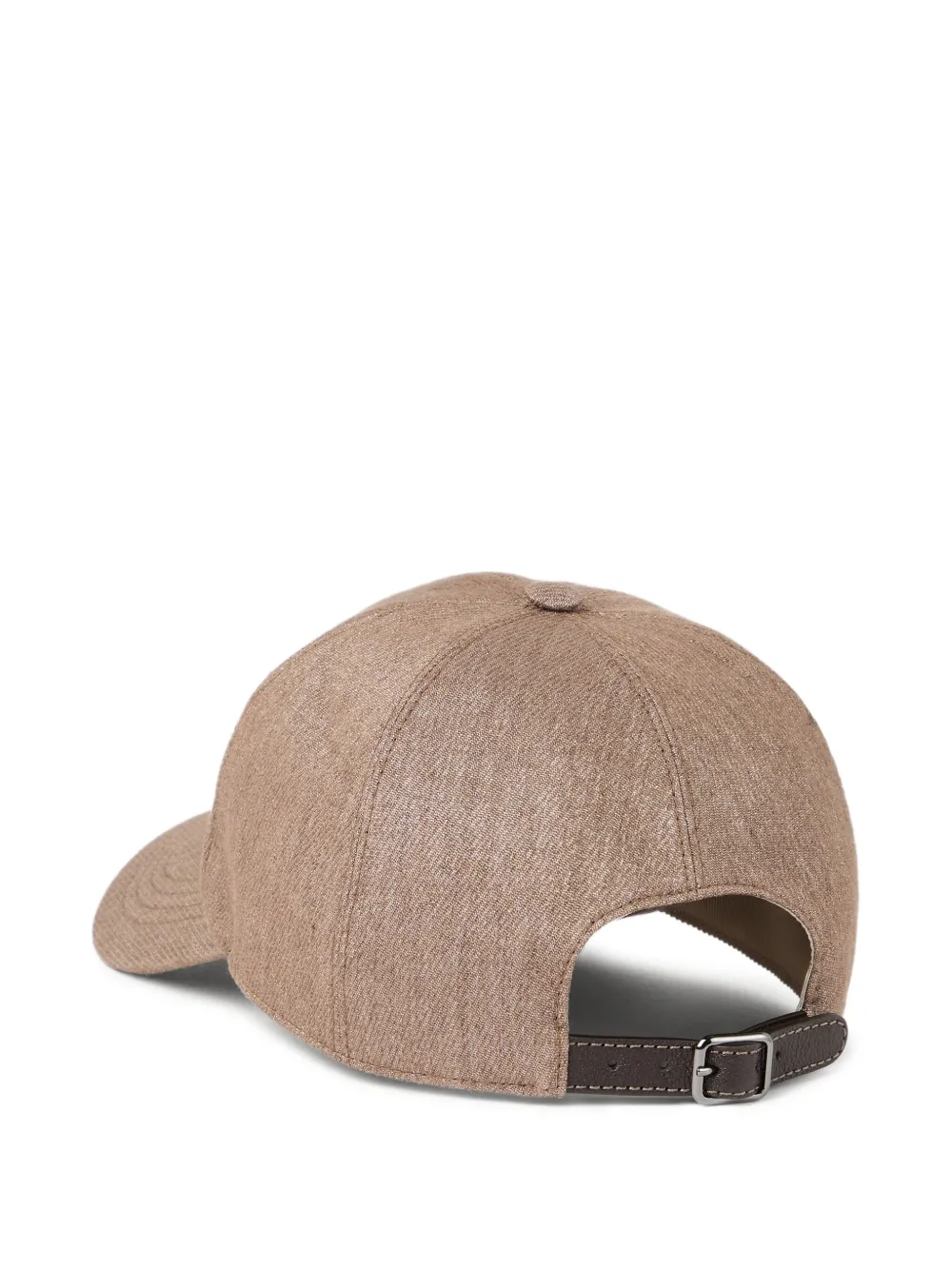 Brunello Cucinelli Pet met geborduurd logo Beige