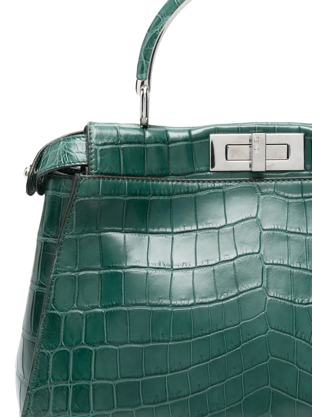  Fendi Pre-owned Sac à Main Peekaboo Soft Médium - Vert 