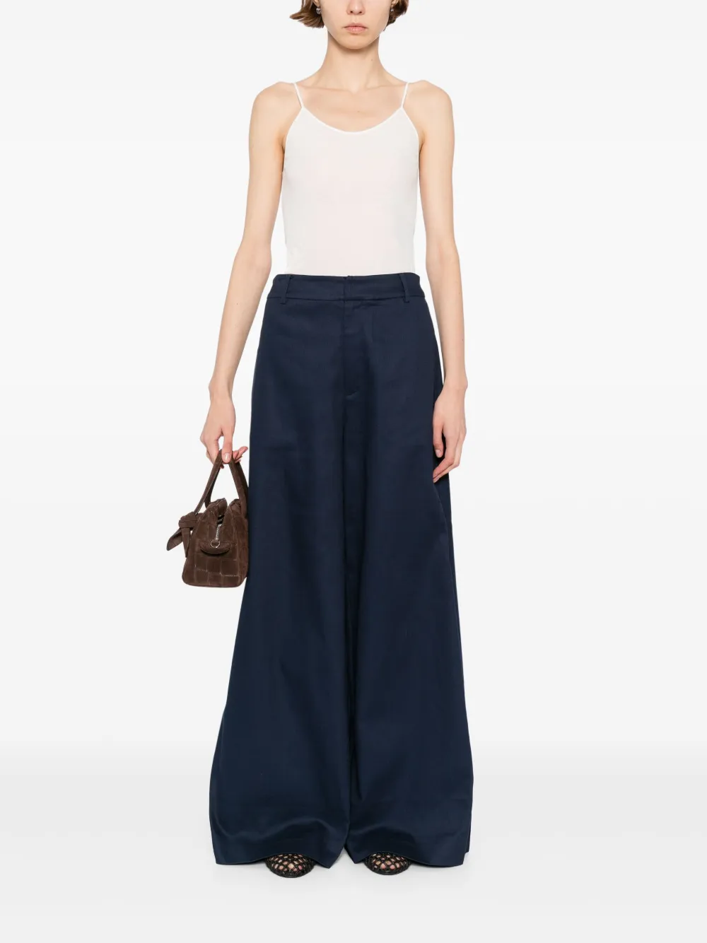 RUOHAN Diagnal broek - Blauw