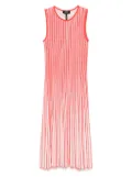 MARCCAIN pleated midi dress - Red