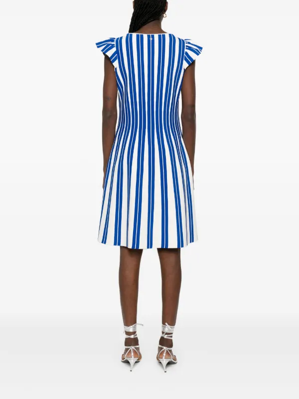 MARCCAIN Abito Corto a Righe Bianco FARFETCH IT