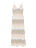 MC2 Saint Barth Eydis maxi dress - Neutrals