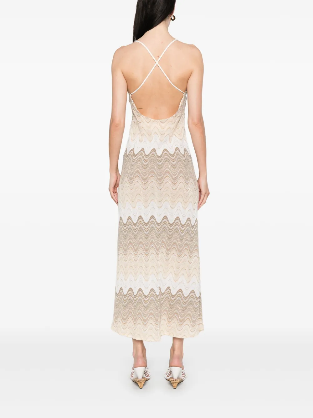MC2 Saint Barth Eydis maxi-jurk Beige