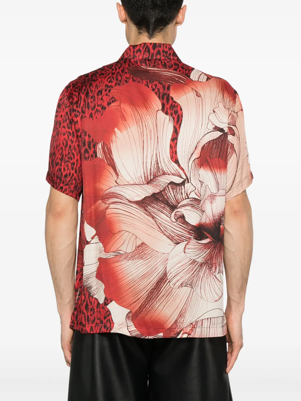 Just Cavalli Overhemd met print Rood