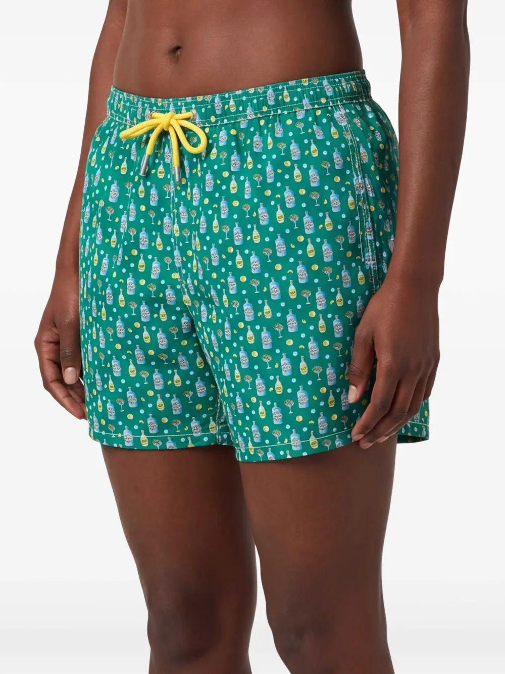 MC2 Saint Barth Zwembroek met print Groen