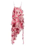 Just Cavalli floral-print mini dress - Red