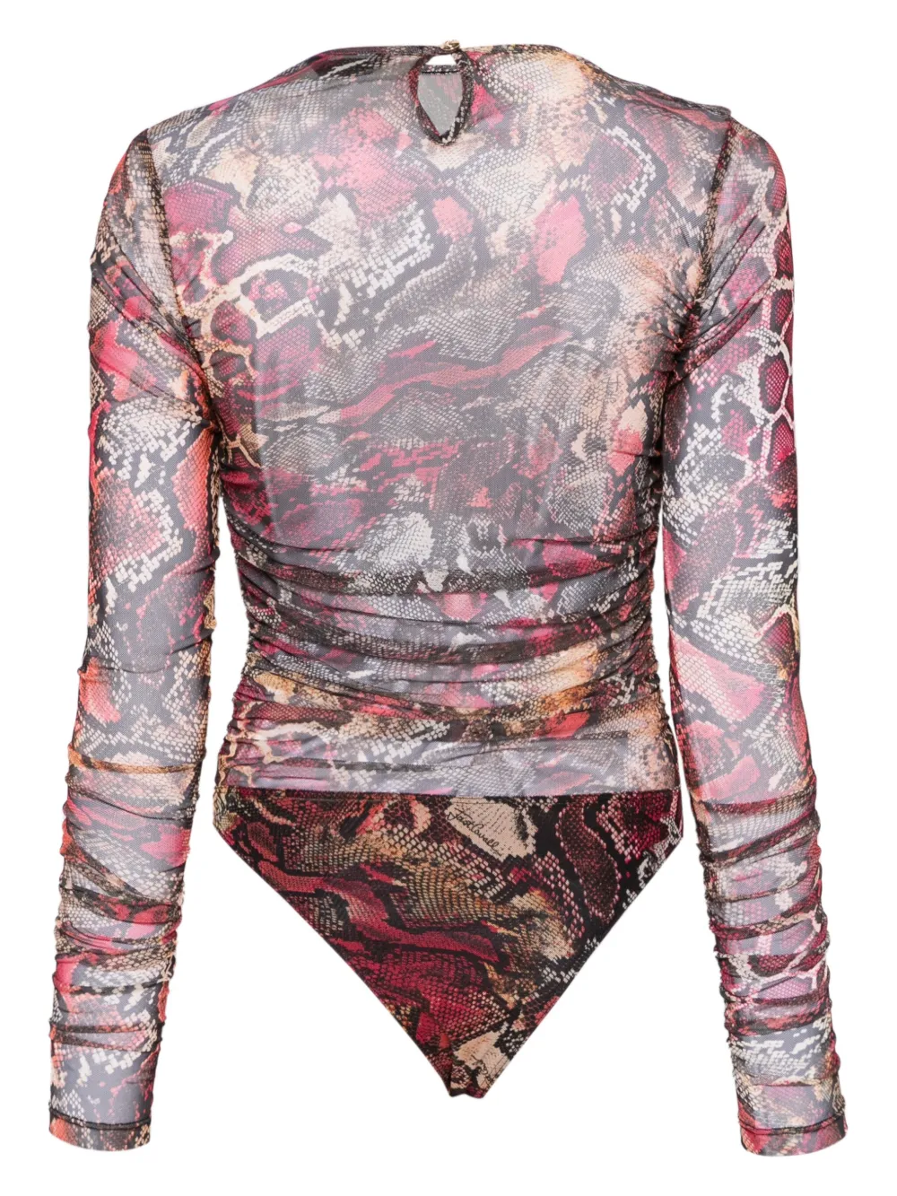 Just Cavalli pyton-print tulle bodysuit | T-Shirts & Jersey Shirts | Image 2