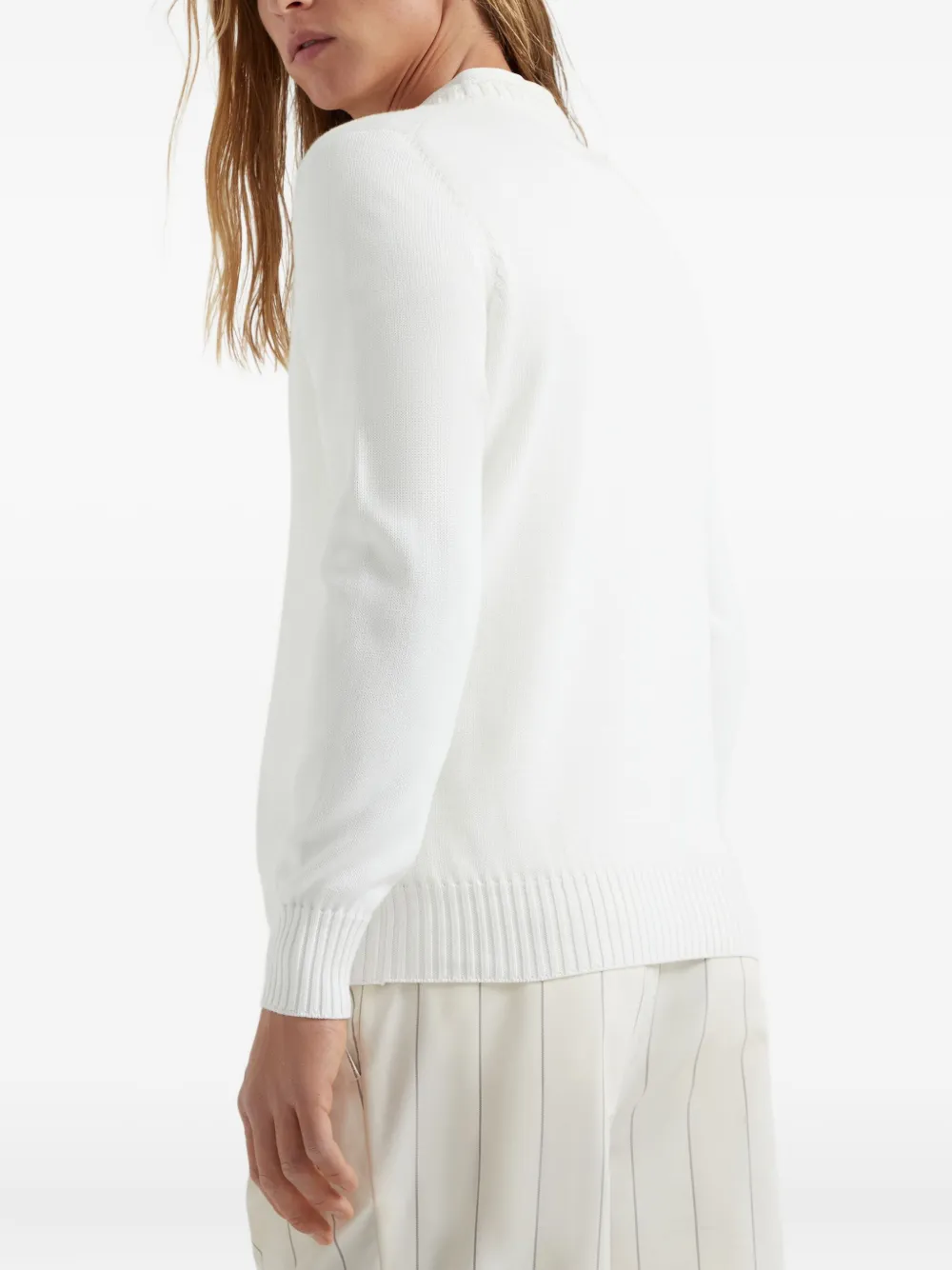 Brunello Cucinelli Katoenen trui Wit