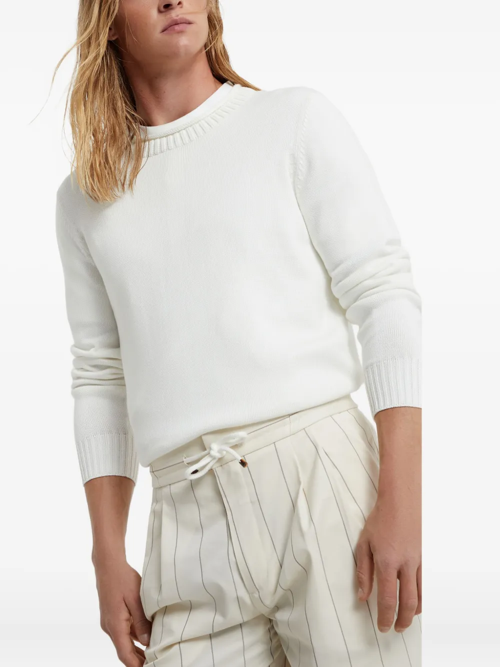 Brunello Cucinelli Katoenen trui Wit