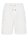 Brunello Cucinelli cargo-pockets shorts - White