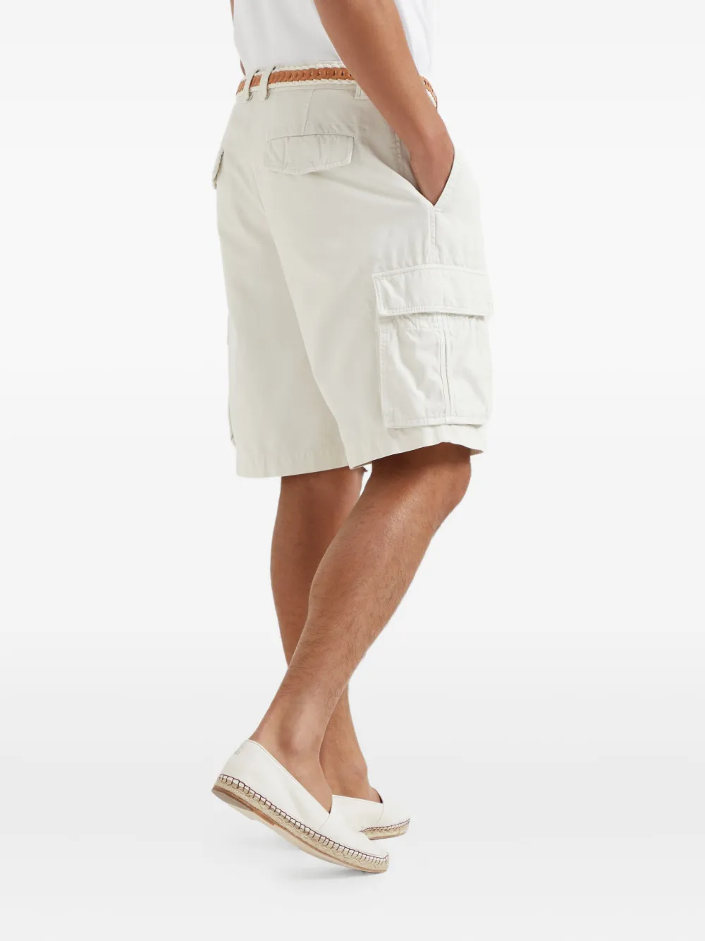 Brunello Cucinelli Gabardine bermuda shorts Wit