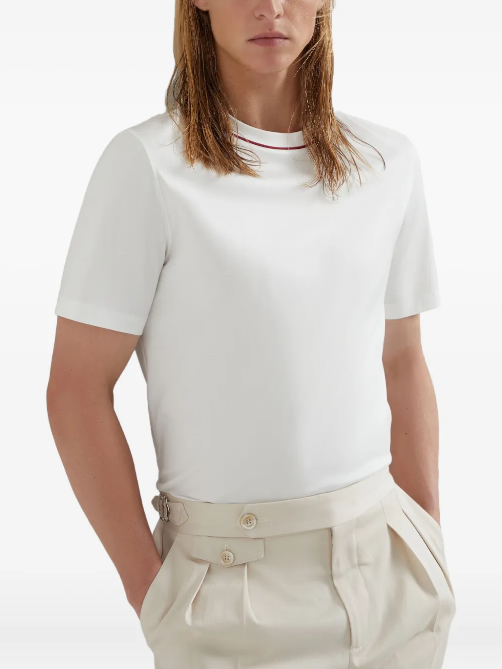 Brunello Cucinelli Katoenen T-shirt Wit