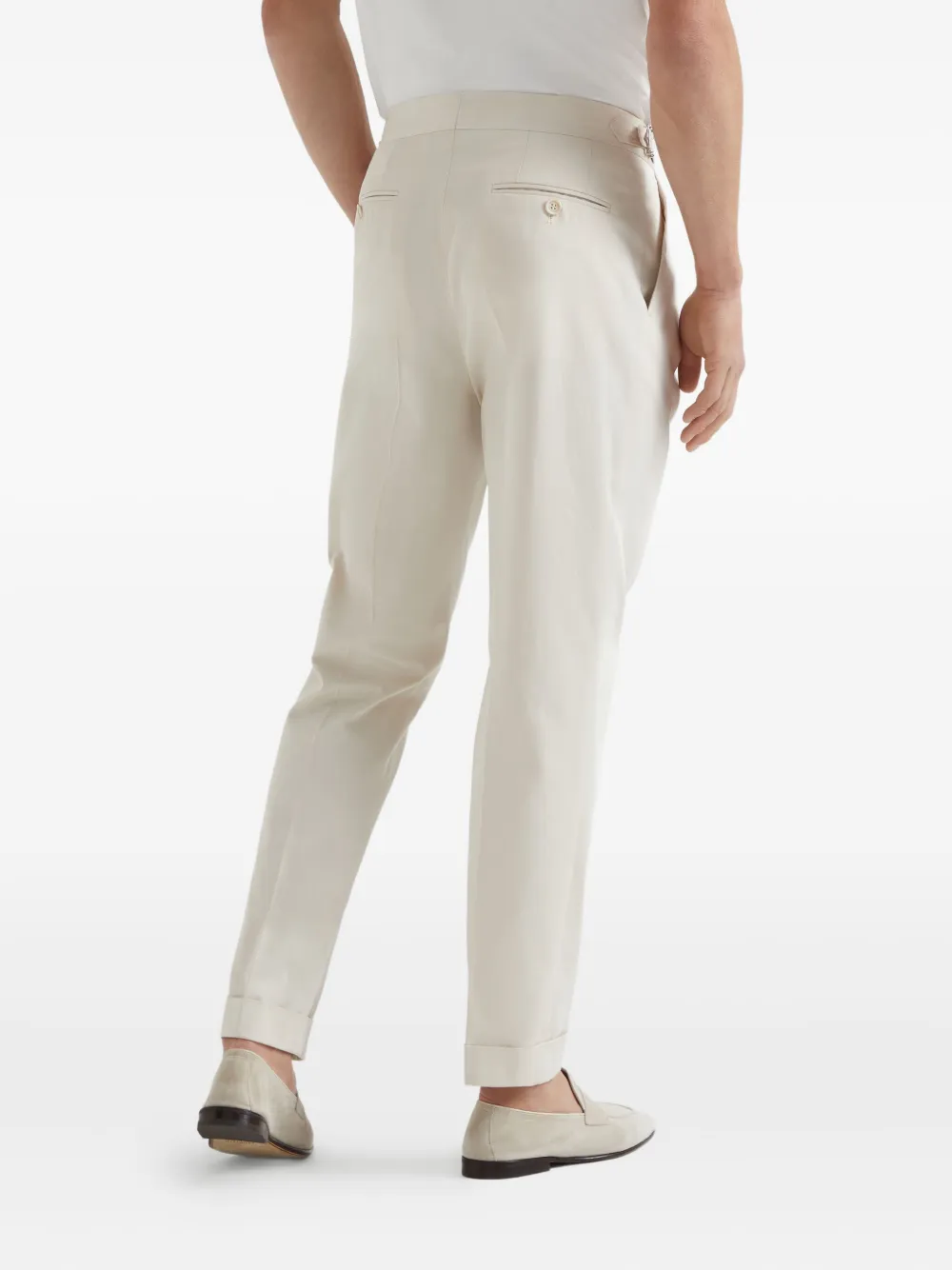 Brunello Cucinelli Katoenen broek Beige
