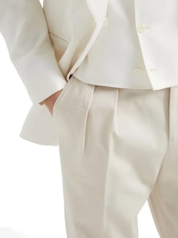 Brunello Cucinelli Cotton Trousers | Neutrals | FARFETCH GE