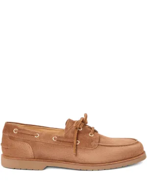 Brunello Cucinelli スエード ローファー | ブラウン | FARFETCH JP