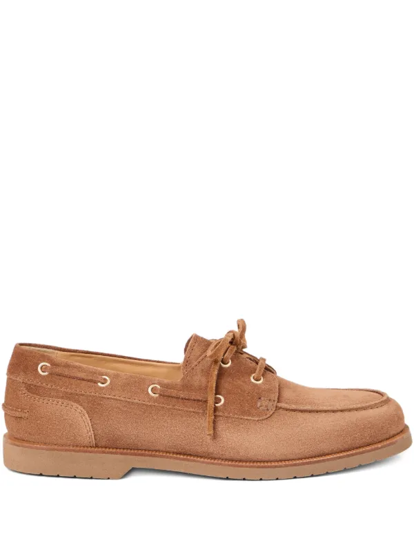 Brunello Cucinelli レザーローファー | ブラウン | FARFETCH JP