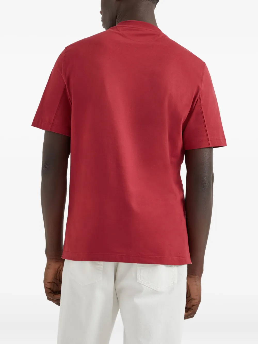Brunello Cucinelli Katoenen T-shirt Rood