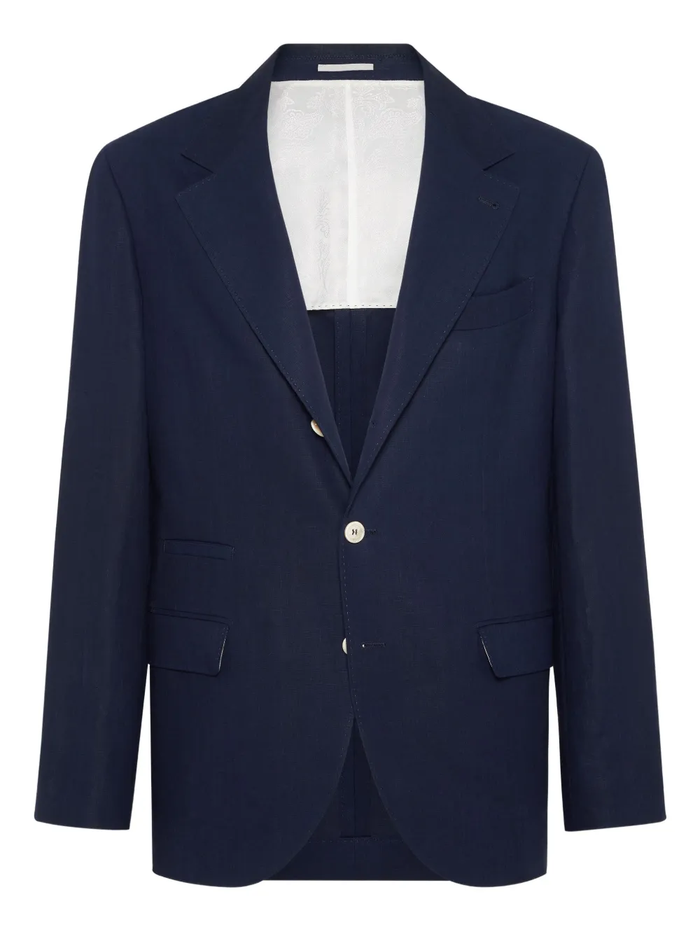 Brunello Cucinelli linen blazer | Blue | Image 1