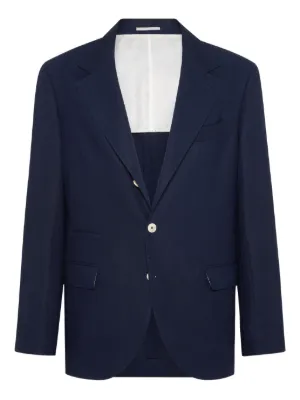 Brunello Cucinelli コーデュロイ ジャケット | ブルー | FARFETCH JP