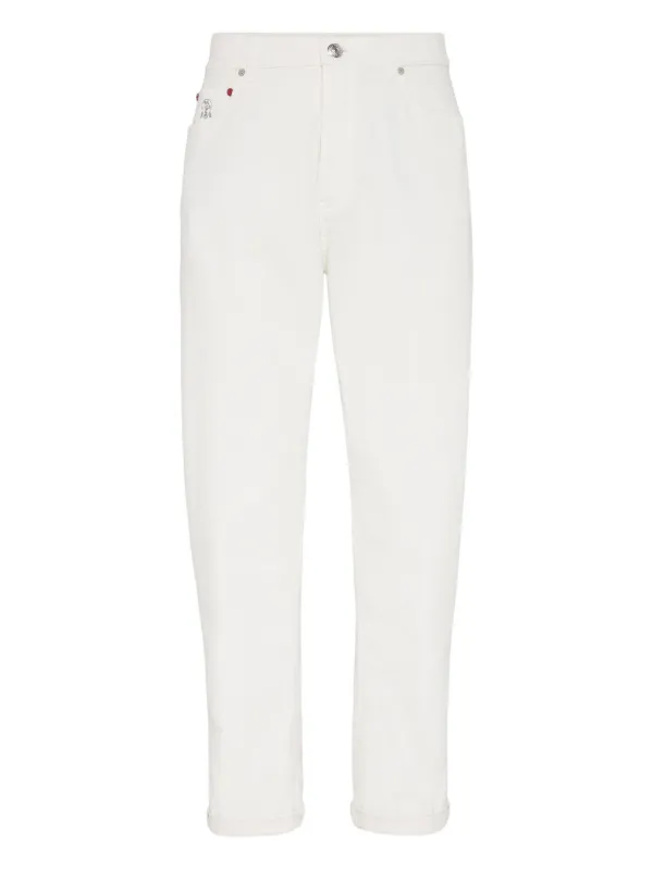 【送料&関税込】Brunello Cucinelli White Cotton Denim Jeans 29748998_58915574_600.jpg