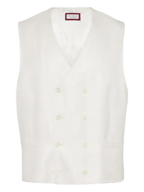 Brunello Cucinelli double-breasted waistcoat 