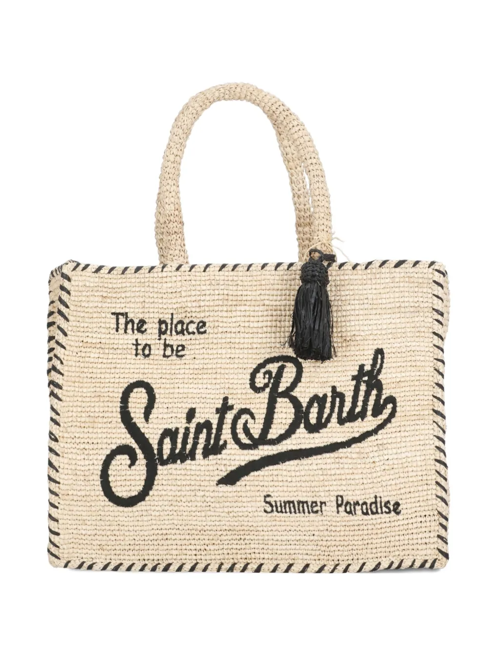 MC2 Saint Barth Vanity Raffia Tote Bag | Neutrals | FARFETCH