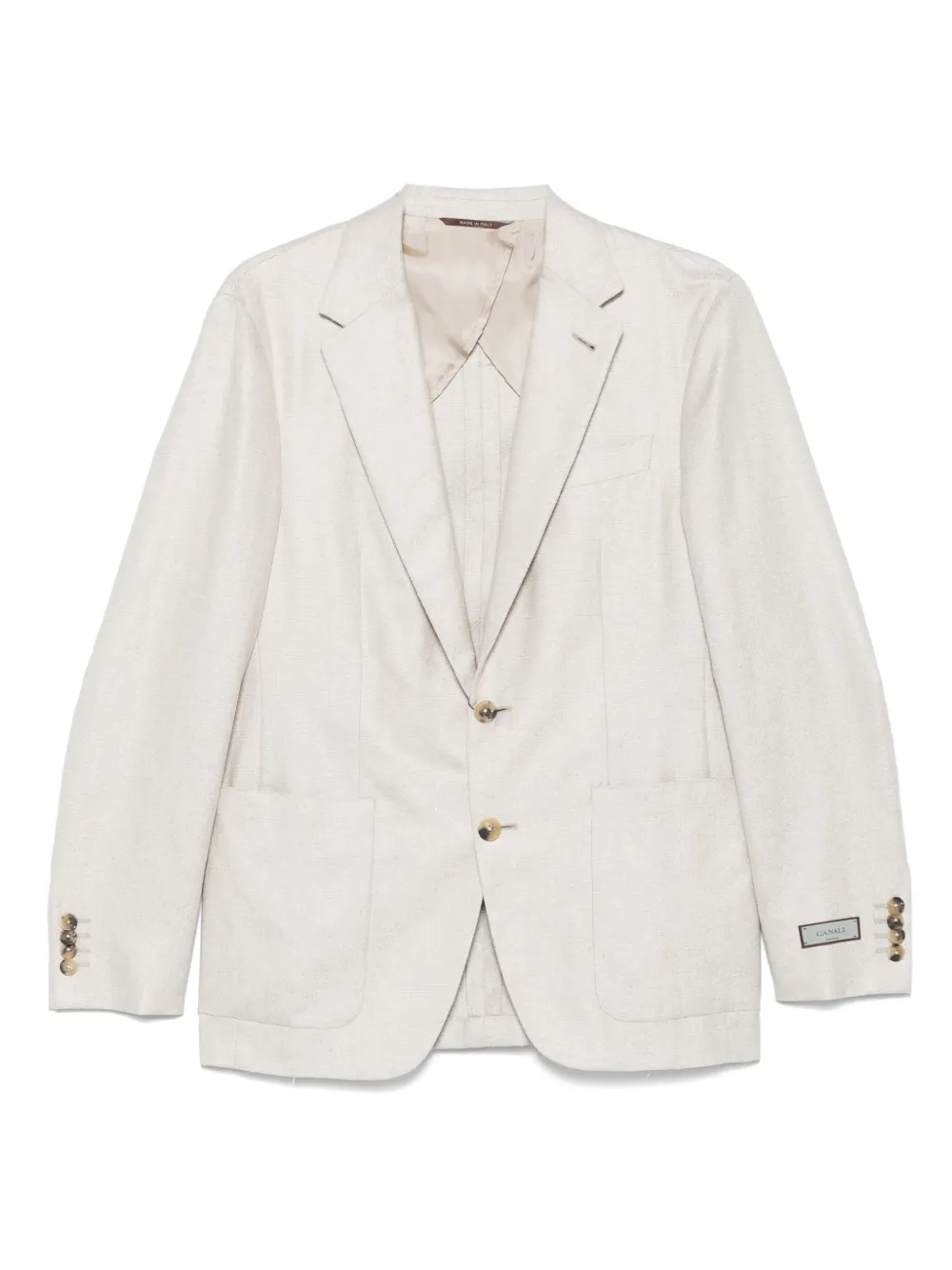 Canali blazer à simple boutonnage | tons neutres | Image 1