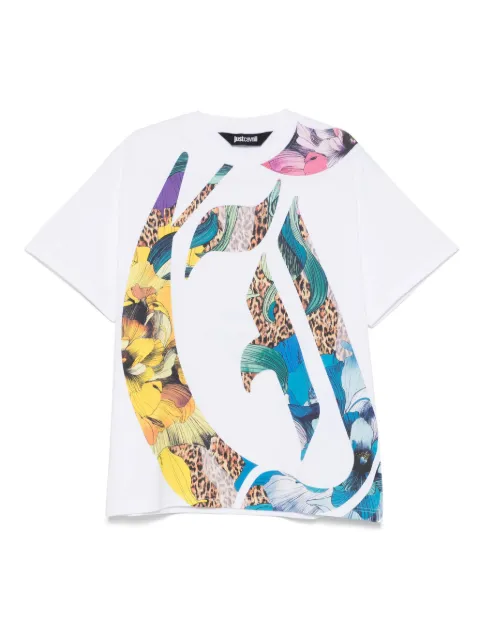 Just Cavalli playera con estampado floral