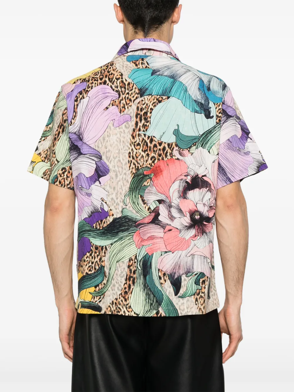 Just Cavalli Overhemd met patroon Geel