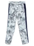 Just Cavalli jungle-print track pants - Blue