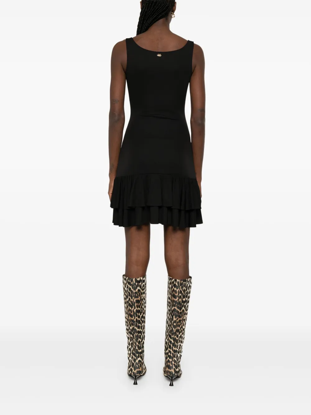 Just Cavalli Mini-jurk met ruches Zwart