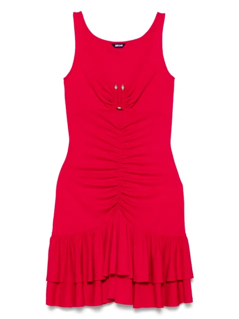 Just Cavalli vestido corto con volantes