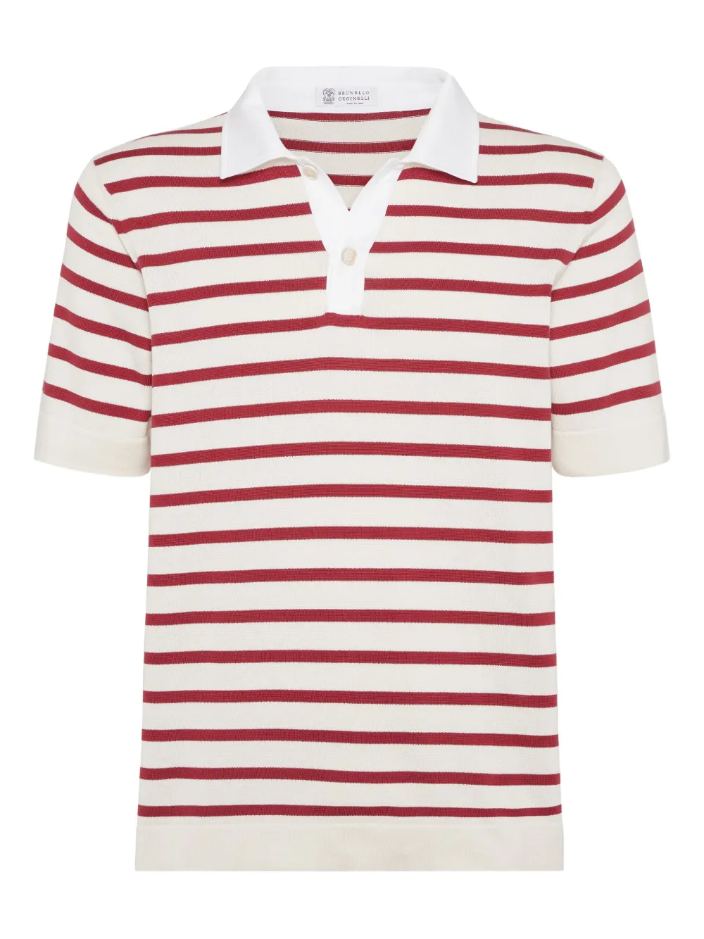 Brunello Cucinelli cotton polo shirt | White | Image 1