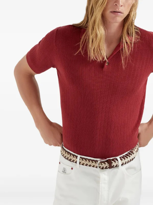 【送料&関税込】Brunello Cucinelli Red Shirt With V-neck And Shop Red Brunello Cucinelli Online | Nordstrom