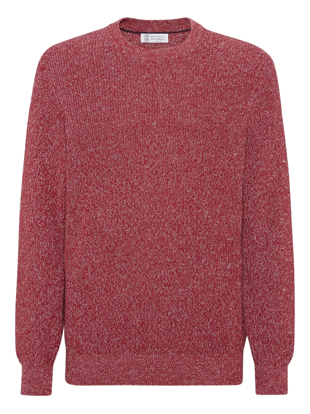 Brunello Cucinelli suéter con diseño de dos tonos | rojo | Image 1