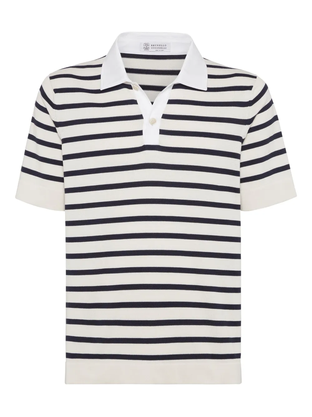 Brunello Cucinelli cotton polo shirt | White | Image 1