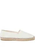 Brunello Cucinelli leather espadrilles - White