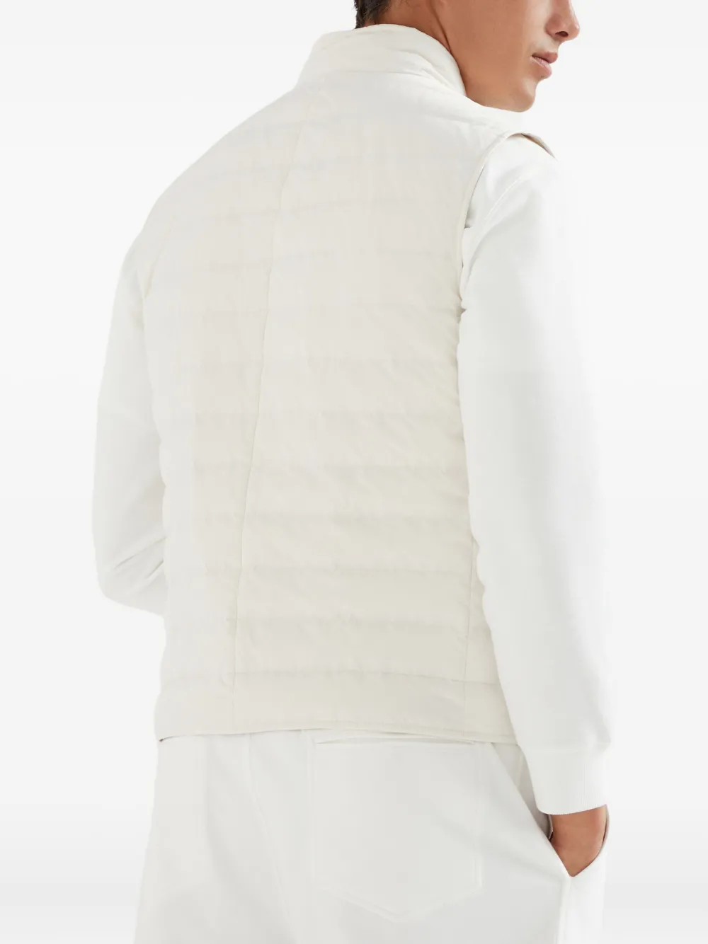 Brunello Cucinelli Bodywarmer Wit