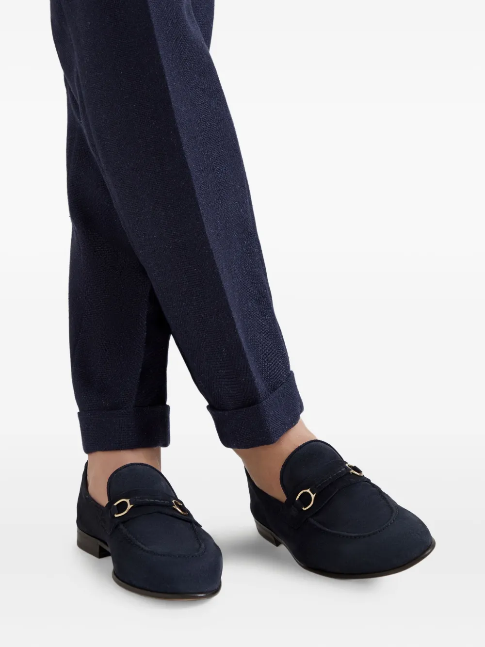 Brunello Cucinelli leather loafers Blue