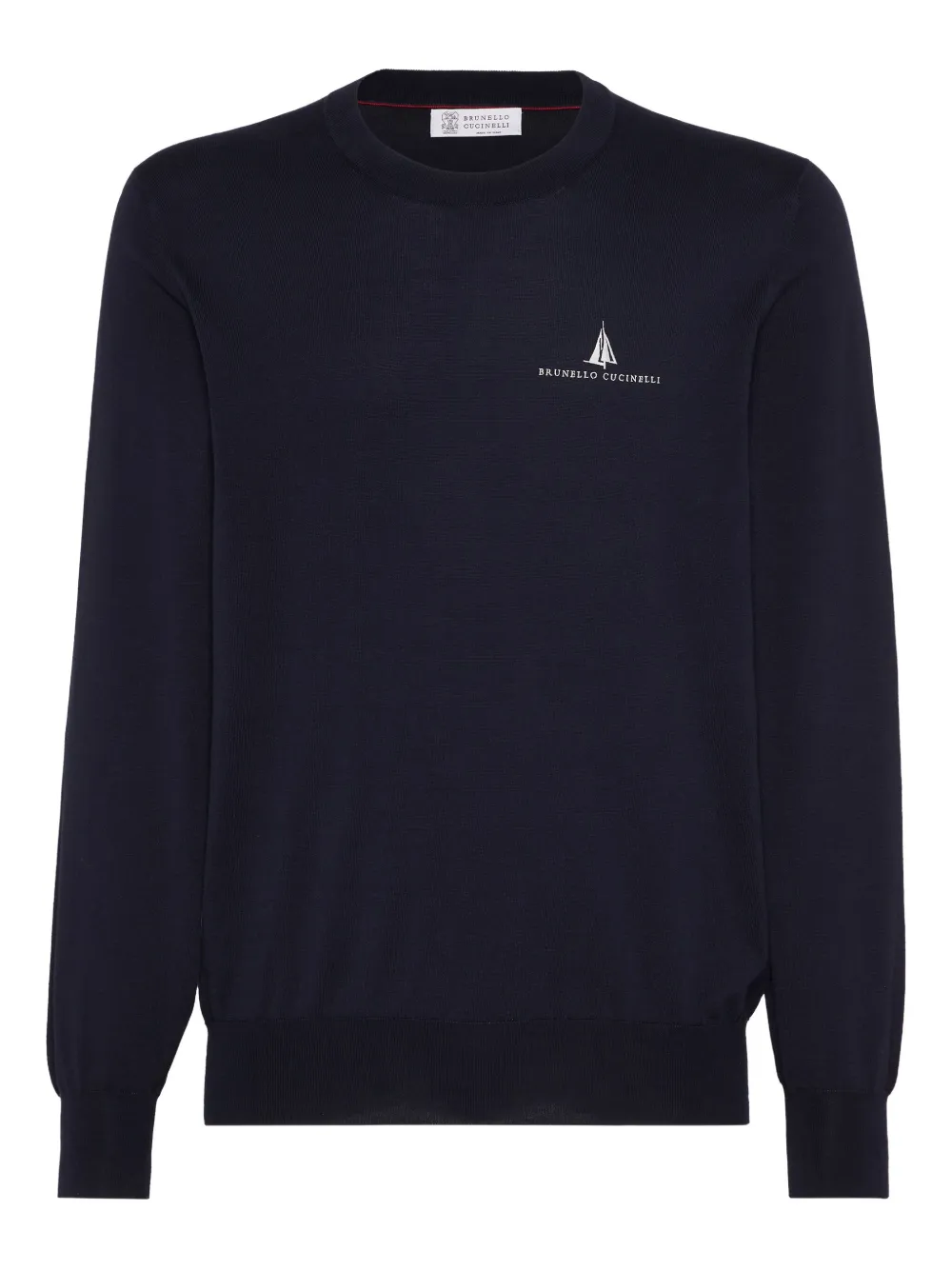 Brunello Cucinelli sudadera estampada | azul | Image 1