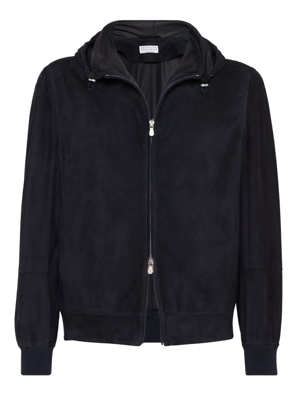 Brunello Cucinelli sudadera con cierre y capucha | azul | Image 1