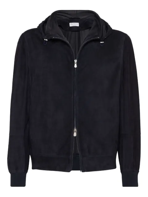Brunello Cucinelli zip-up hooded sweatshirt 