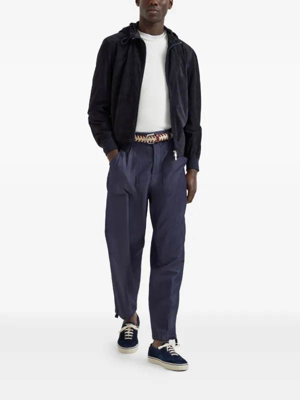 BRUNELLO CUCINELLI☆ジップパーカー☆ Brunello Cucinelli zip-up Hooded Sweatshirt | Blue | FARFETCH JO